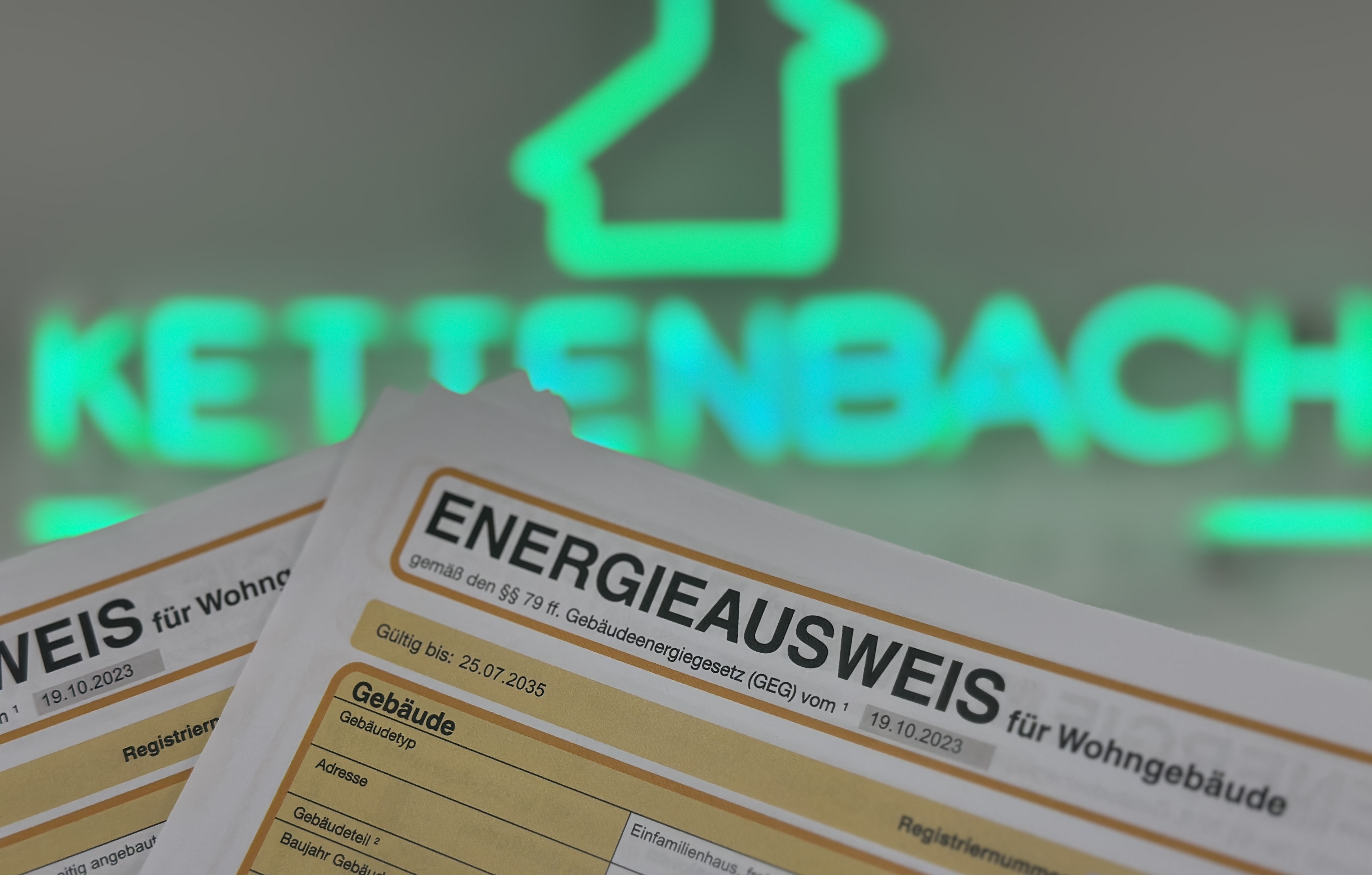 Energieausweis von der Kettenbach Immobilien GmbH